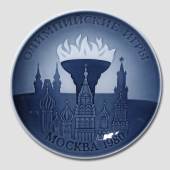 1980 Olympic Game Plate, Moskva, Bing & Grøndahl