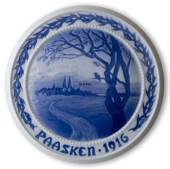 1916 Easter plate, Bing & Grondahl