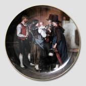 Plate with Masterpieces by Franz Von Defregger
