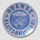 Brewery plate, The Odense Slotsbrewery