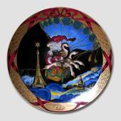 1999 Santa Claus plate, produced by Bing & Grondahl