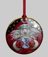 2000 Bing & Grøndahl Santa Claus på rejse ornament