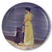 P.S. Kroyer plate, Summerevening at Skagen, produced by Bing & Grondahl
