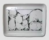 Tray decorated by Niels Obel