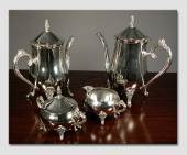 Kaffekande S�lvplet, 4 dele