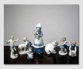 Diverse figur s�t ialt 6 stk. (pige m/lam er solgt)