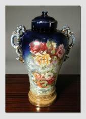 Vase m/blomster 