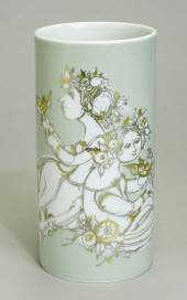 Rosenthal wiinblad vase, green