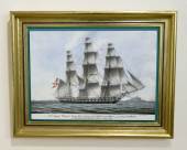 Danish Shipsportraits, Frederick the 6th. Bing & Grondahl