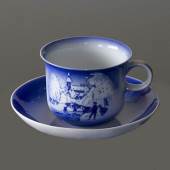 1988 Desiree Svend Jensen Christmas cup with saucer