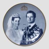 Weddingplate Karl Gustav and Silvia