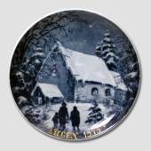 1973 Christmas plate