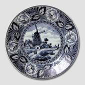 Plate with Dutch Mill