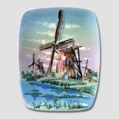 Plate with Dutch Mill