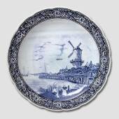 Plate with Dutch Mill