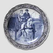 Plate with Horsecarriage