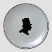 Plate, Silhouette H. C. Andersen