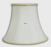 Octagonal bracket lamp shade height 10 cm covered with off white silk material