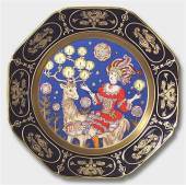1978 Christmas plate, produced by Hutschenreuther