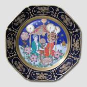 1980 Christmas plate, produced by Hutschenreuther