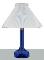 Le Klint 302 Blå bordlampe af glas