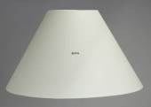 Round lampshade tall model height 14 cm covered with off white chintz material