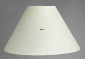 Round lampshade tall model height 20 cm covered with off white chintz material