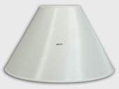 Round lampshade tall model height 24 cm covered with off white chintz material
