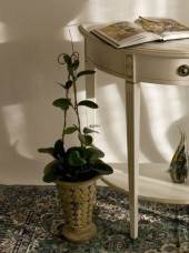 Kinesisk vase med cirkelm�nster