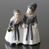 Two Amager Girls, Royal Copenhagen figurine no. 1021098