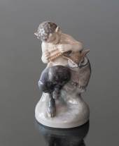 Faun with Owl, Royal Copenhagen figurine