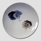 Plate with Pansy flower produced by Royal Copenhagen