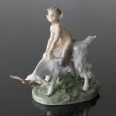 Faun on Goat, Royal Copenhagen figurine