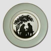 Royal Copenhagen Silhouette plate Hans Christian Andersen fairytale