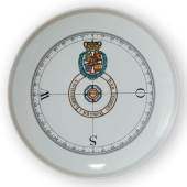 1978 Royal Copenhagen Compass plate, compass 1760