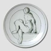 Royal Copenhagen Plate, Drawn by Niels Obel 3838 no. 3