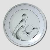 Royal Copenhagen Plate, Drawn by Niels Obel 3838 no. 1