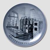 Pharmacy plate, Pharmacy Interior 1895, produced by Royal Copenhagen