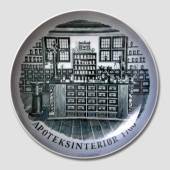 Pharmacy plate, Pharmacy Interior 1700, produced by Royal Copenhagen