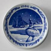 1986 Juleplaquette, produceret af Royal Copenhagen