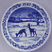 1987 Juleplaquette, produceret af Royal Copenhagen