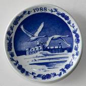 1988 Juleplaquette, produceret af Royal Copenhagen