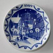 1989 Juleplaquette, produceret af Royal Copenhagen