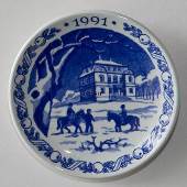 1991 Juleplaquette, produceret af Royal Copenhagen