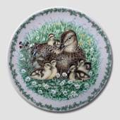 Nature's Children plate, Mallard, produced by Royal Copenhagen