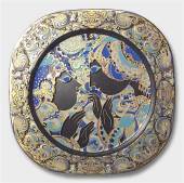 1977 Wiinblad Christmas plate, Crystal