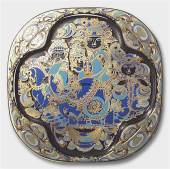 1978 Wiinblad Christmas plate, Crystal