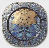 1979 Wiinblad Christmas plate, Crystal