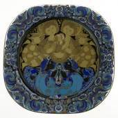 1980 Wiinblad Christmas plate, Crystal