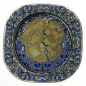 1981 Wiinblad Christmas plate, Crystal